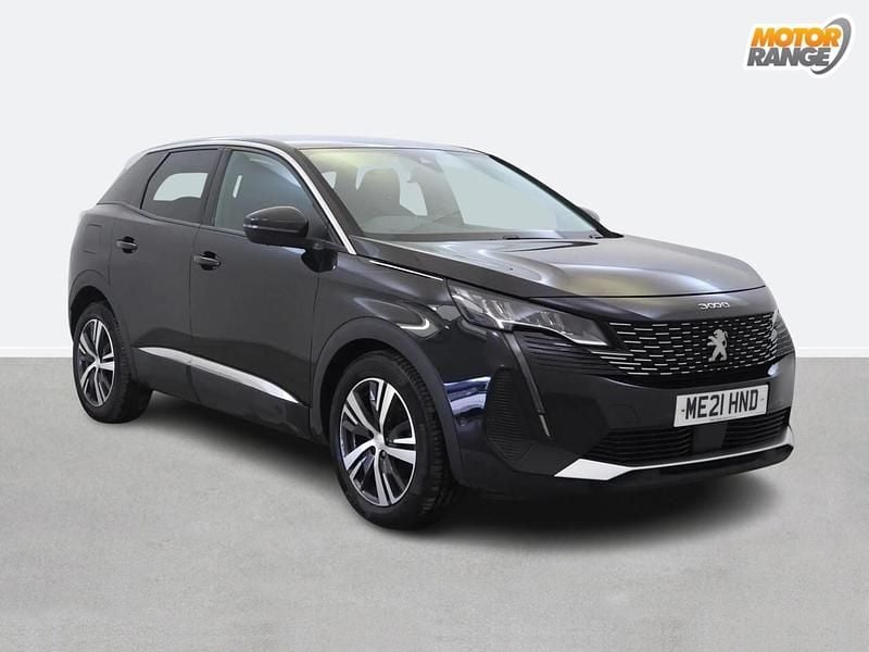 Black Used 2021 Peugeot 3008 Allure Hatchback | £12,895 (Fair price) - Image 1/4
