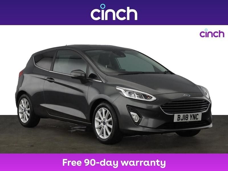 Grey Used 2018 Ford Fiesta Titanium Hatchback | £8,649 (Fair price) - Image 1/3