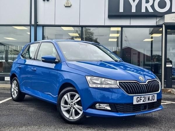 Blue Used 2021 Skoda Fabia SE Hatchback | £7,750 (Fair price) - Image 1/4