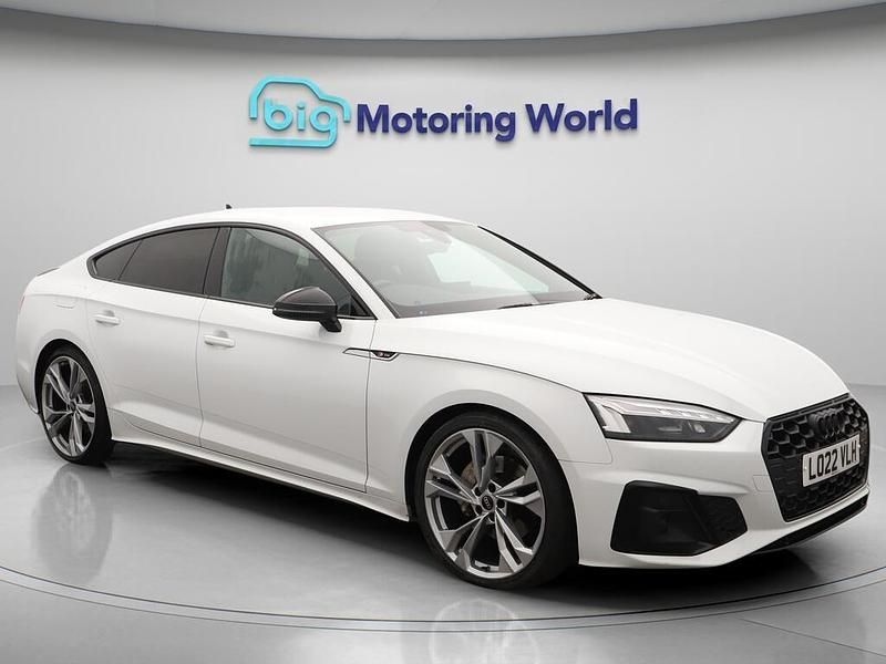 White Used 2022 Audi A5 Sportback Black Edition Hatchback | £28,000 (Fair price) - Image 1/4