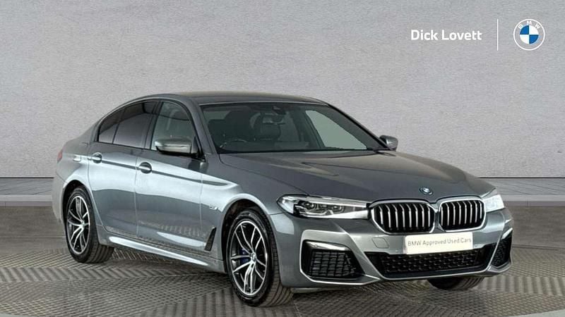 Grey Used 2022 BMW 530e M Sport Sedan | £27,000 (Fair price) - Image 1/4