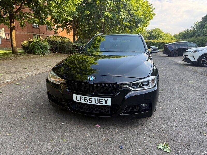 Black Used 2015 BMW 330 M Sport Estate | £7,800 (Good price) - Image 1/4