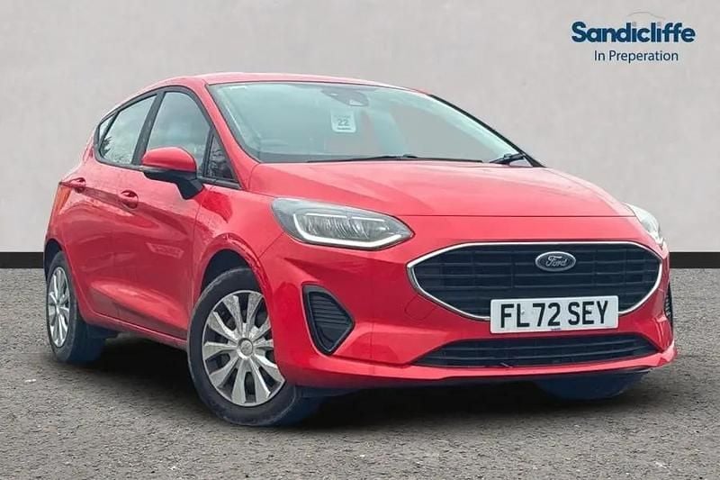 Race red (standard colour) Used 2022 Ford Fiesta Trend Hatchback | £12,387 (Fair price) - Image 1/4