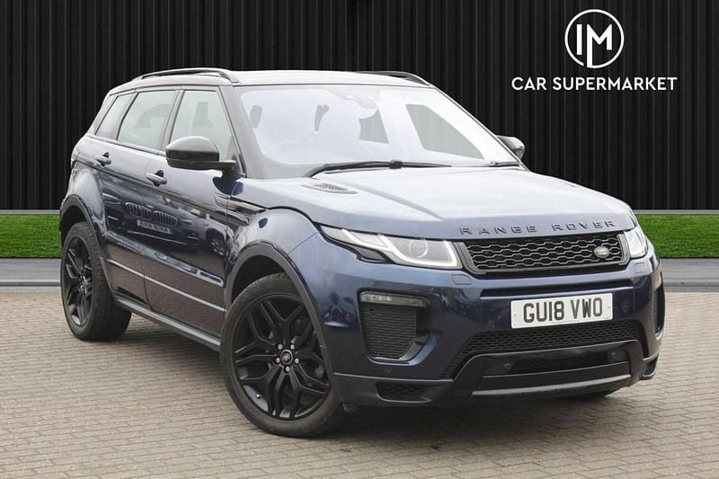 Blue Used 2018 Land Rover Range Rover evoque HSE Dynamic SUV | £15,385 (Super price) - Image 1/4