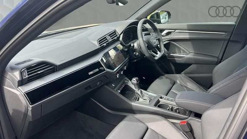 Used Audi Q3 Sportback Black Edition 150 HP (110 kW) 2025 Navarra blue SUV