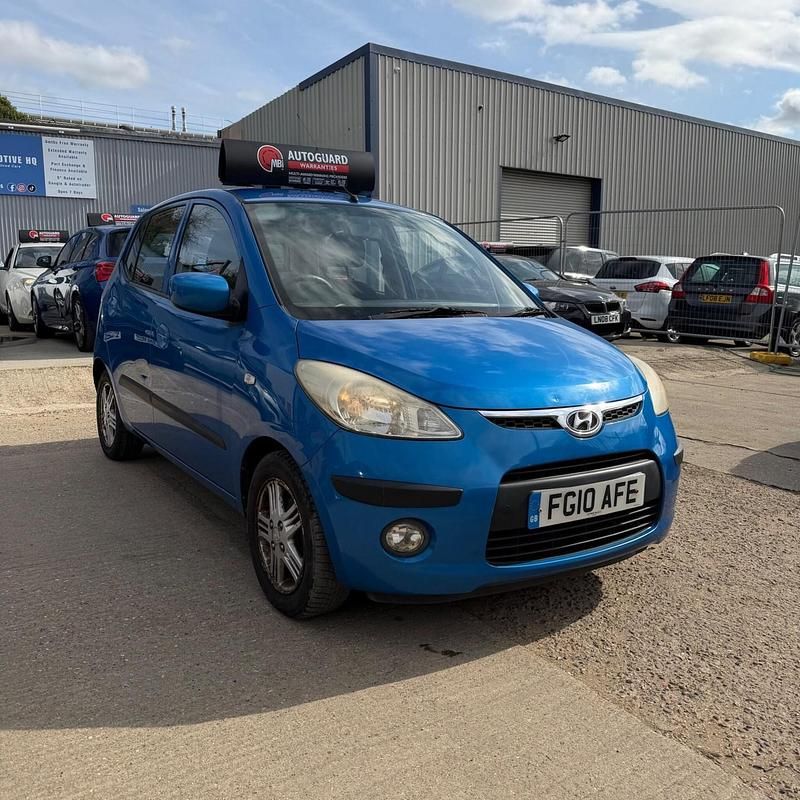Usado Hyundai i10 Comfort 2010 Azul Citadino