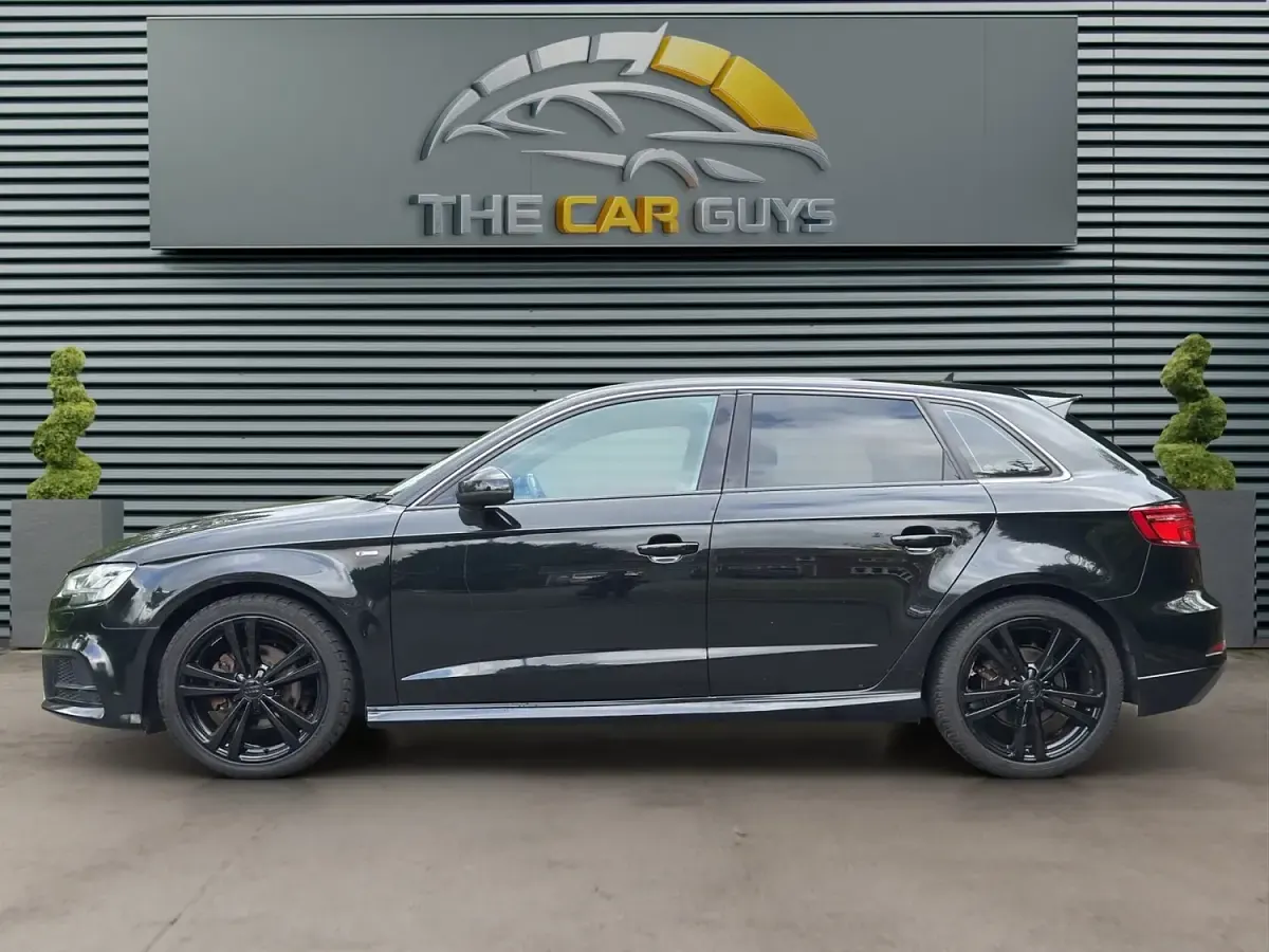 Used Audi A3 S-Line 110 HP (80 kW) 2016 Black Hatchback
