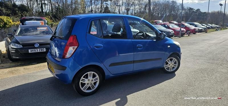 Usado Hyundai i10 Comfort 66 HP (48 kW) 2008 Azul Citadino