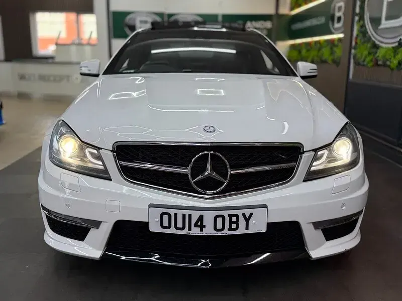 Used Mercedes C63 AMG AMG 2014 White Coupe