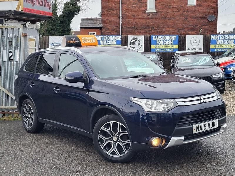 Blue Used 2015 Mitsubishi Outlander Top SUV | £5,495 (Fair price) - Image 1/4