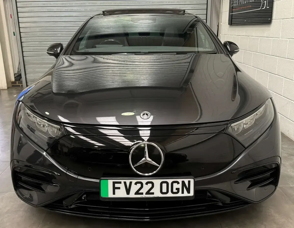 Used Mercedes EQS450+ AMG line 244 kW (333 HP) 2022 Black Sedan