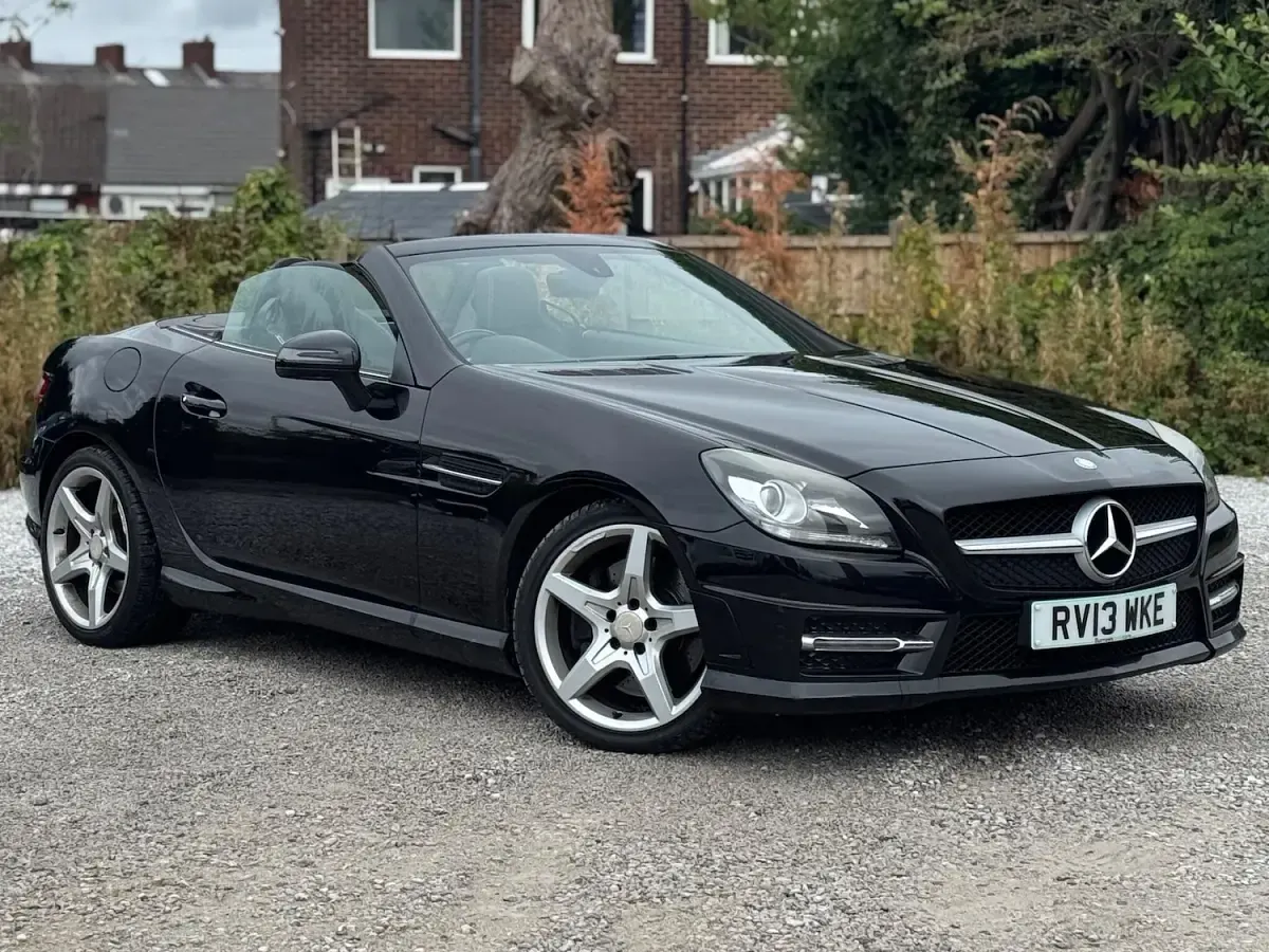 Used Mercedes SLK250 AMG 204 HP (150 kW) 2013 Black Cabriolet