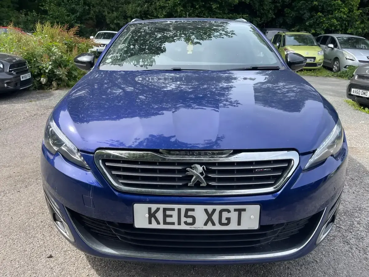 Used Peugeot 308 GT-line 2015 Blue Estate