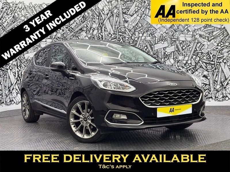 Black Used 2021 Ford Fiesta Vignale Hatchback | £14,095 (Fair price) - Image 1/2
