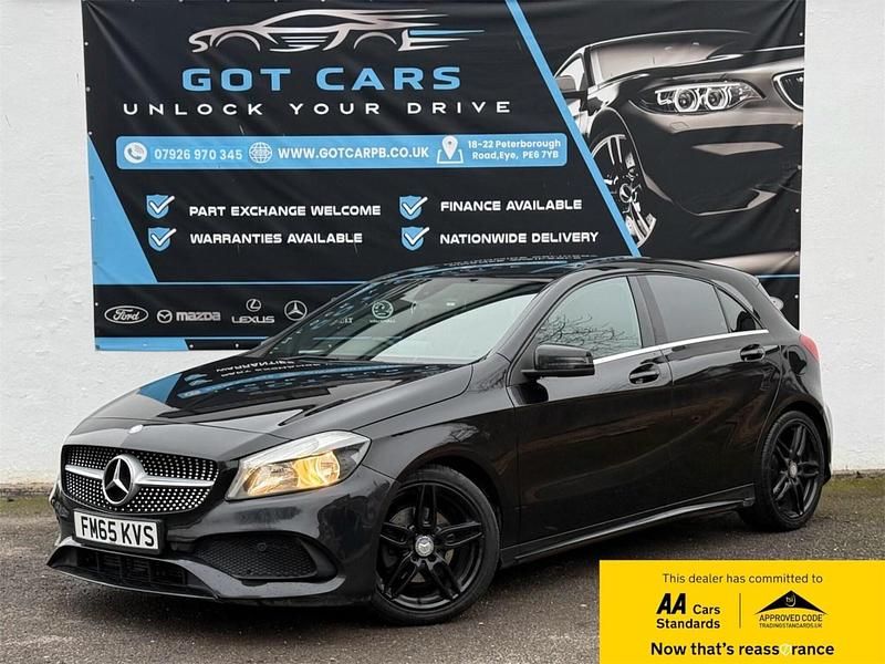 Used Mercedes A200 AMG line 2016 Black Hatchback