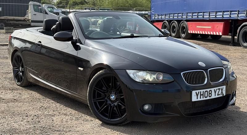 Used BMW 325 Cabriolet M Sport 2008 Black Cabriolet