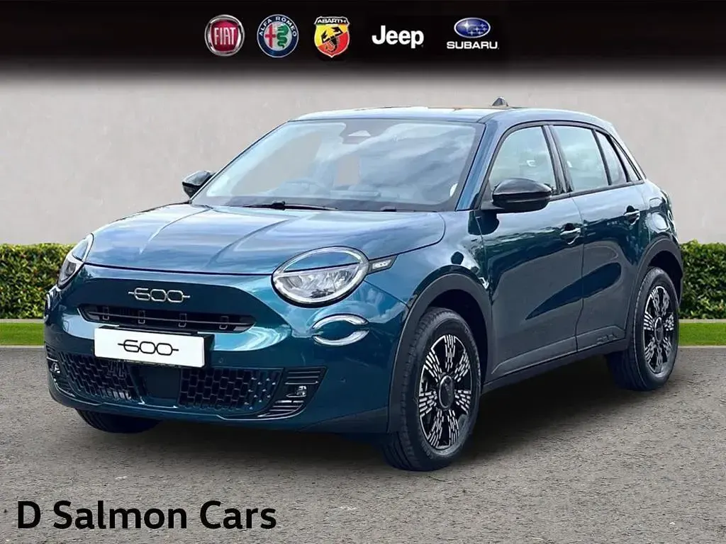 New Fiat 600 Icon 99 HP (72 kW) 2026 Ocean green SUV