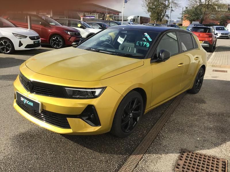 Used Vauxhall Astra S 128 HP (94 kW) 2025 Yellow Hatchback