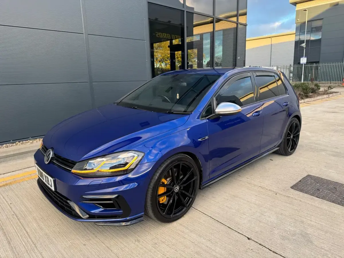 Used VW Golf VII R 2018 Blue Hatchback