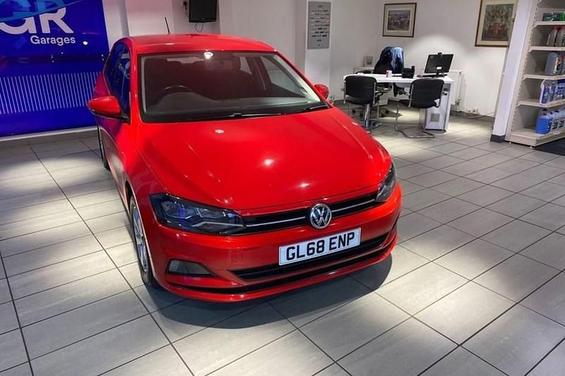 Red Used 2018 VW Polo SE Hatchback | £9,133 (Fair price) - Image 1/1