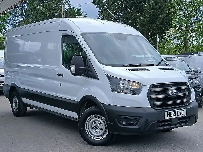 Used Ford Transit S 130 HP (95 kW) 2021 White Van