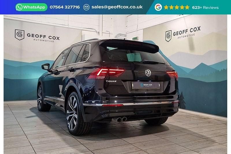Used VW Tiguan R-line 150 HP (110 kW) 2019 Black SUV
