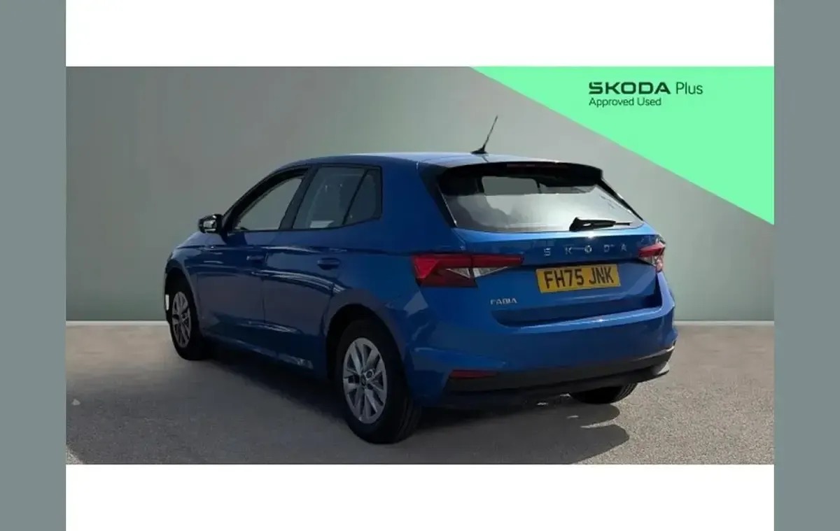 New Skoda Fabia SE 116 HP (85 kW) 2025 Blue Hatchback