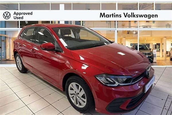 Red Used 2021 VW Polo Life Hatchback | £13,690 (Fair price) - Image 1/4