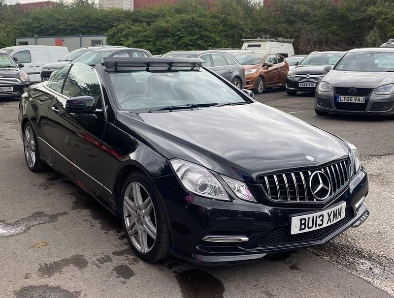 Black Used 2013 Mercedes E220 Cabriolet | £4,489 (Good price) - Image 1/3