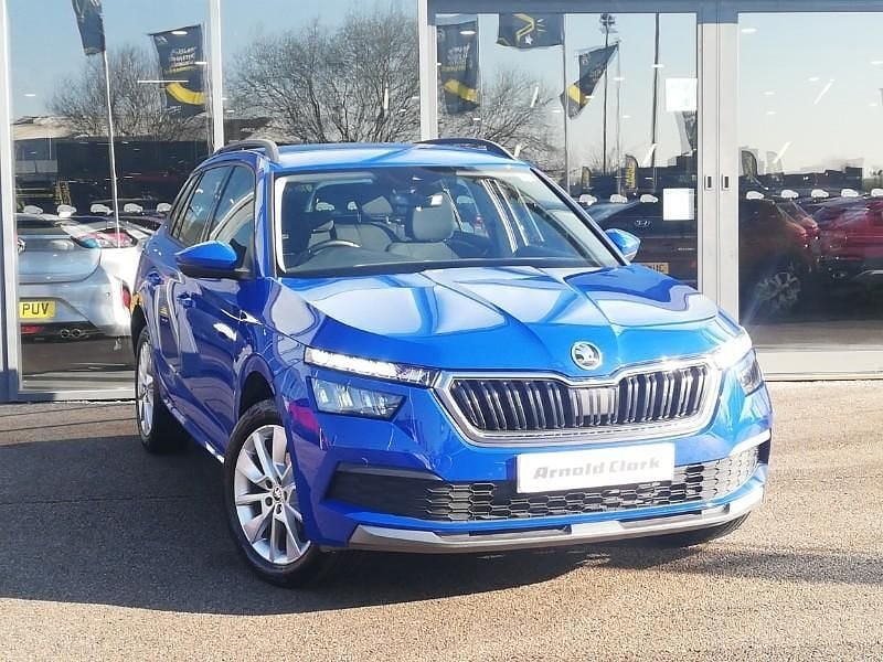Used Skoda Kamiq SE 95 HP (69 kW) 2023 Blue SUV