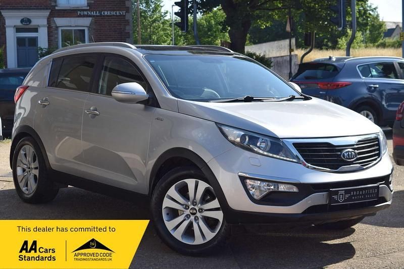 Silver Used 2012 Kia Sportage 3 SUV | £4,595 (Fair price) - Image 1/3