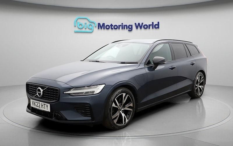 Used Volvo V60 R-Design 349 HP (256 kW) 2021 Blue Estate