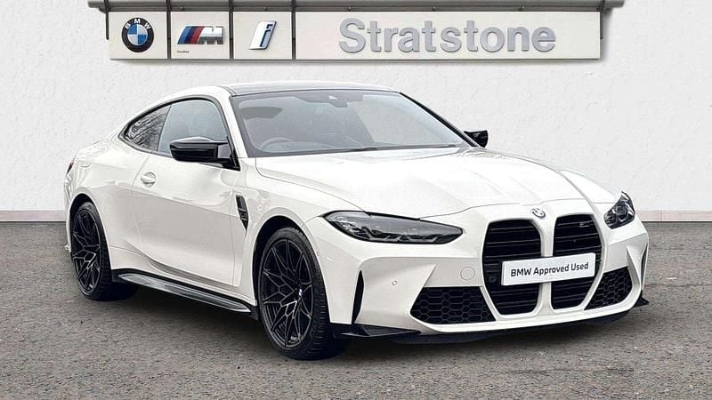 White Used 2021 BMW M4 Competition Edition Coupe | £46,881 (Good price) - Image 1/3