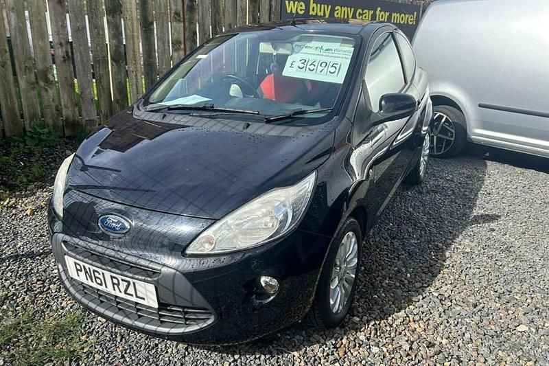Used Ford Ka Zetec 2011 Black Hatchback