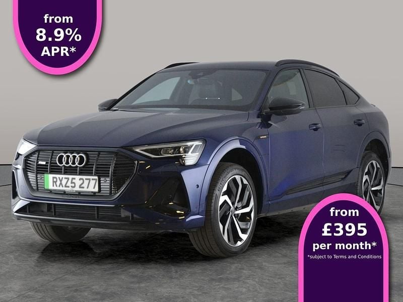 Blue Used 2022 Audi e-tron Black Edition SUV | £26,474 (Fair price) - Image 1/3