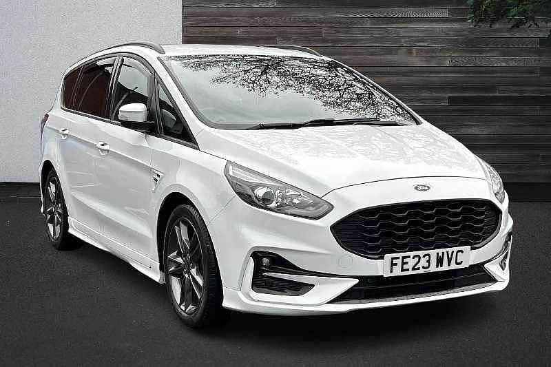 White Used 2023 Ford S-MAX ST-Line MPV | £27,499 (Expensive) - Image 1/4