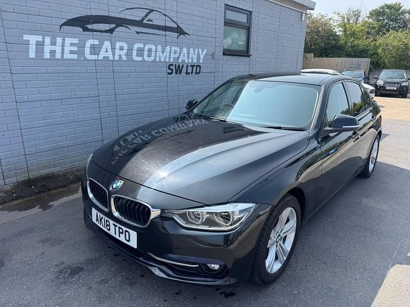 Black Used 2018 BMW 320 Efficient Dynamics Sedan | £6,995 (Good price) - Image 1/4