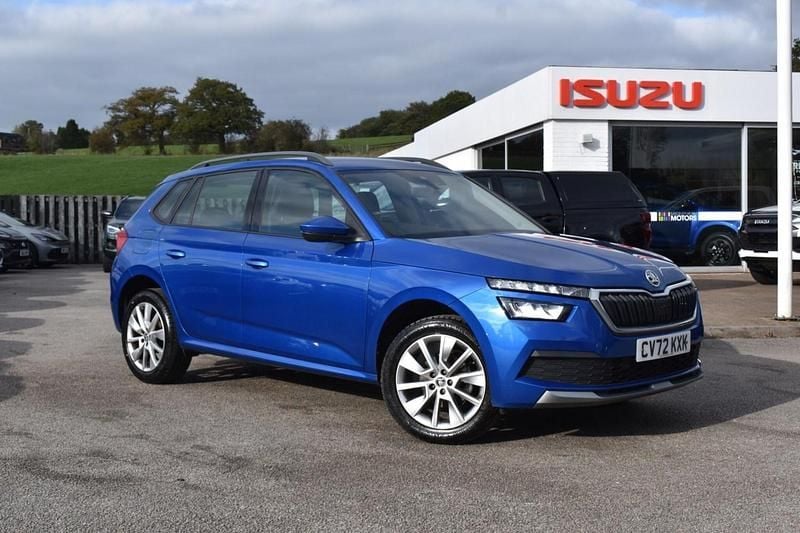 Used Skoda Kamiq SE 95 HP (69 kW) 2022 Blue SUV