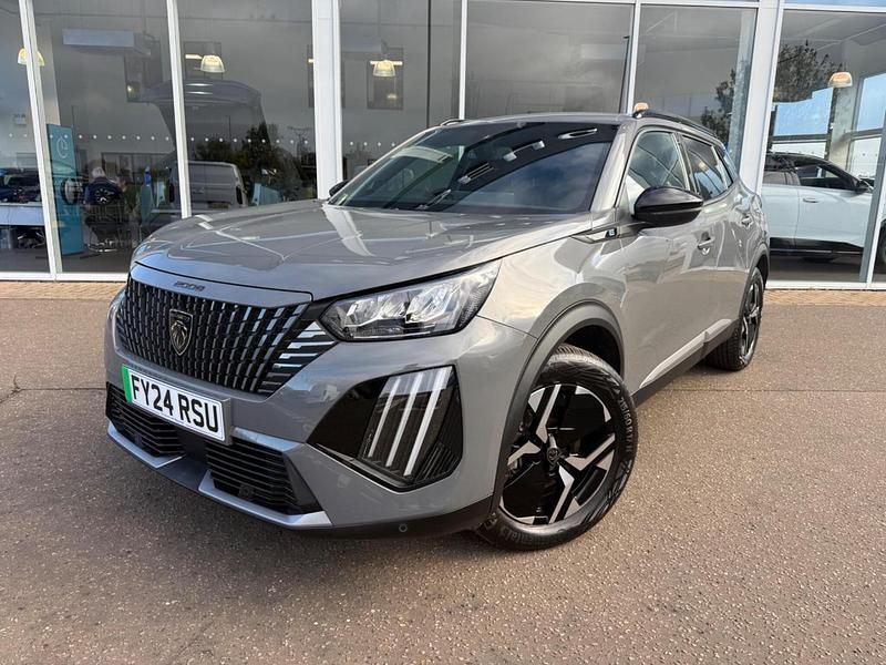 Grey Used 2024 Peugeot e-2008 Allure SUV | £17,495 (A bit pricey) - Image 1/4