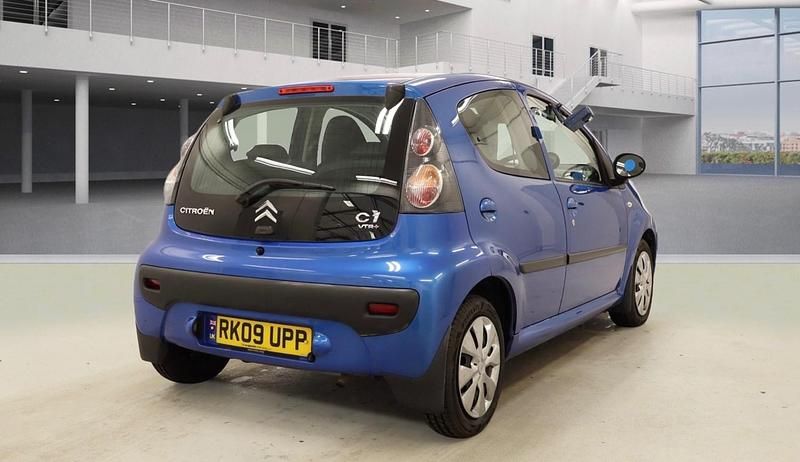 Used Citroën C1 VTR Sport 68 HP (50 kW) 2009 Blue Hatchback
