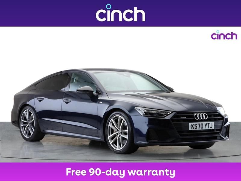 Blue Used 2020 Audi A7 Black Edition Hatchback | £28,249 (Fair price) - Image 1/3