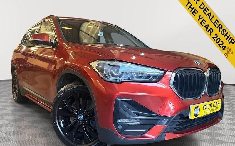 Used BMW X1 Sport Line 220 HP (161 kW) 2021 Orange SUV