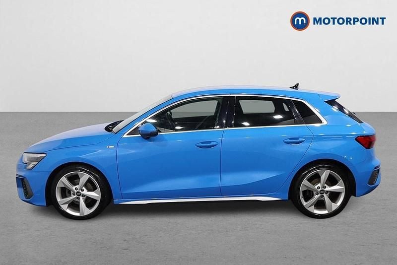 Used Audi A3 S-Line 2022 Blue Sedan