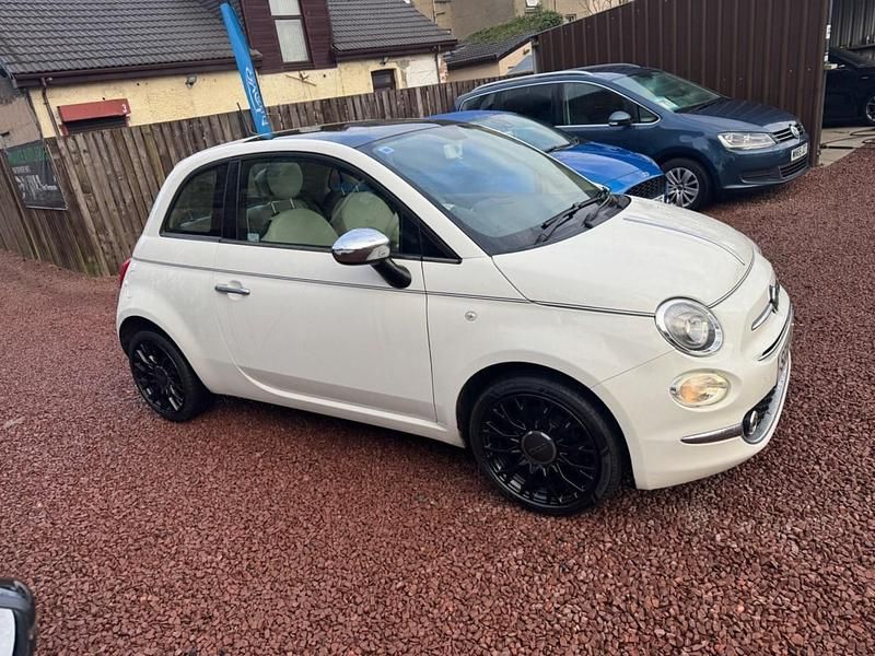Used Fiat 500 Collezione 69 HP (50 kW) 2018 White Hatchback