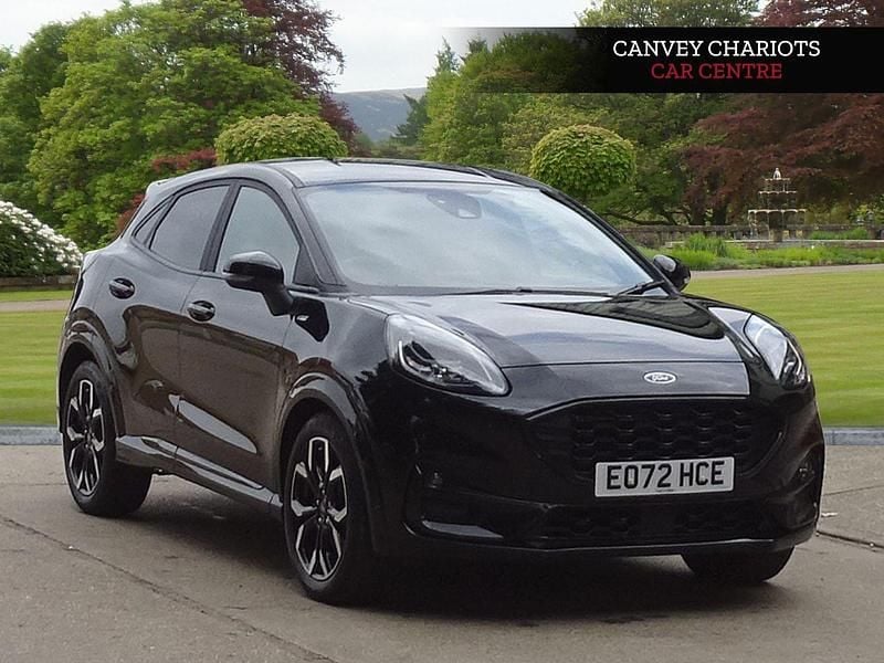 Black Used 2022 Ford Puma Gen-E ST-Line X Hatchback | £15,700 (Fair price) - Image 1/4