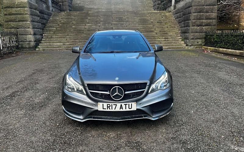 Used Mercedes E350 AMG line 258 HP (189 kW) 2016 Grey Coupe