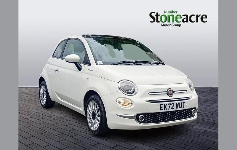 White Used 2022 Fiat 500 Dolcevita Hatchback | £9,995 (Fair price) - Image 1/4