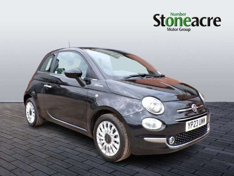 Black Used 2023 Fiat 500 Dolcevita Hatchback | £10,495 (Fair price) - Image 1/4