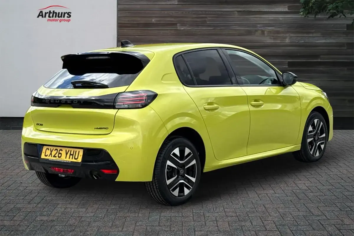 New Peugeot 208 Allure 2026 Yellow Hatchback