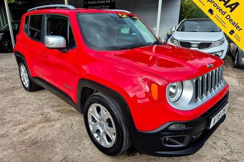 Red Used 2016 Jeep Renegade Limited SUV | £5,495 (Fair price) - Image 1/1